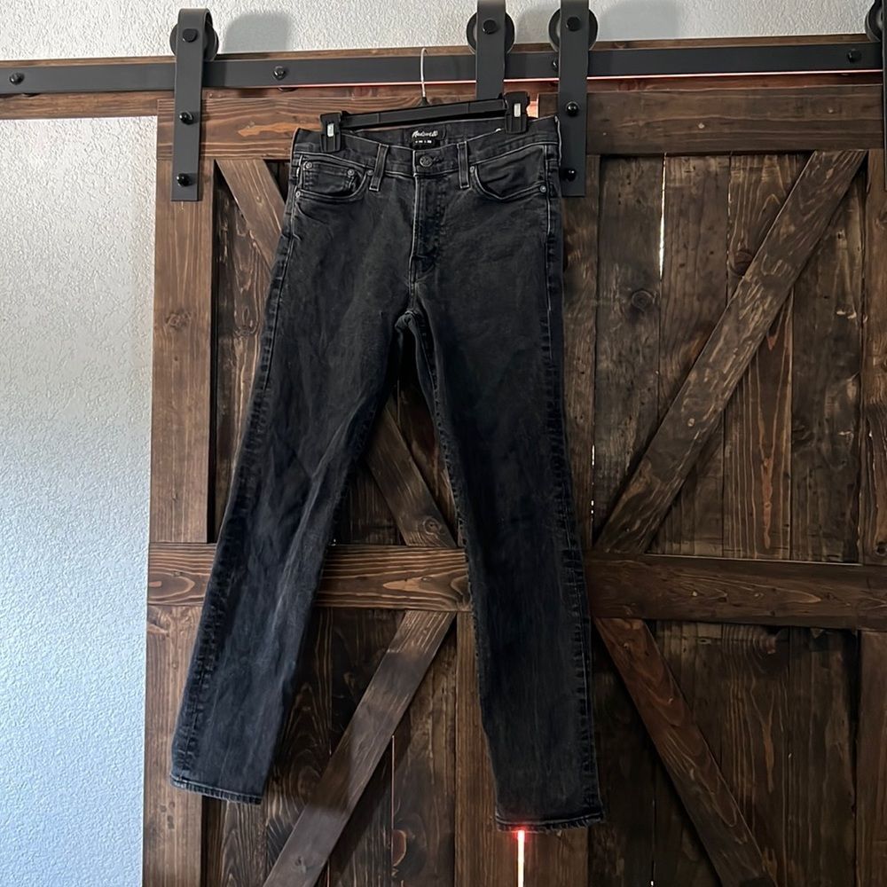 Madewell Grey washed jeans Slim Jeans Sz-30